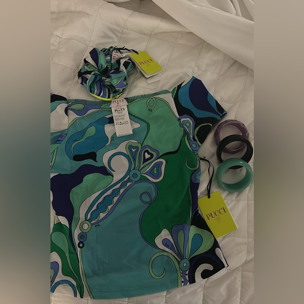 Pucci Multicolor Dress with Accessories